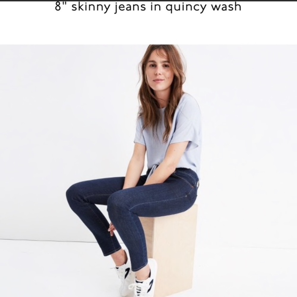 👖 **Madewell Skinny Skinny Jeans - Quincy Wash** 👖